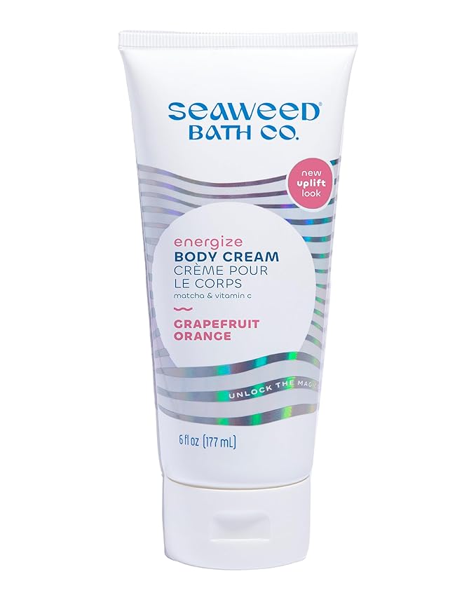 Seaweed Bath Co. Energize Body Cream, Grapefruit Orange (6 oz)