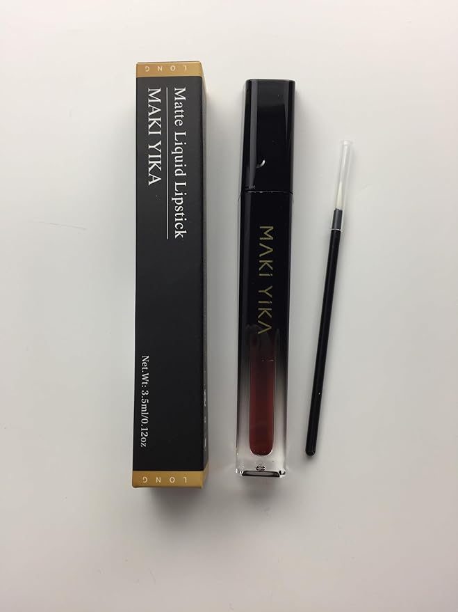 MAKI YIKA Dark Brown Lipstick Matte for Women Color Stay Long Lasting Lipsticks