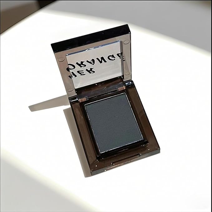 Erinde Single Matte Grey Eyeshadow Palette, Velvet Smoke Gray Eye Shadow Compact Powder Natural Makeup, Long-Lasting Eye Makeup, Ultra-Blendable, Pigmented Color, Vegan Formula, H01 Trooper