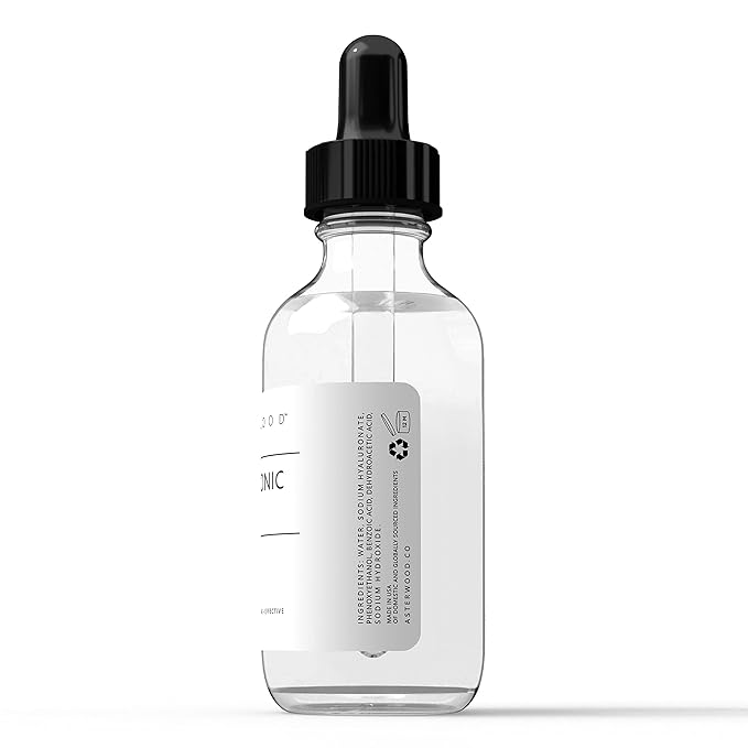 Asterwood Pure Hyaluronic Acid Serum for Face, Anti-Aging & Hydrating