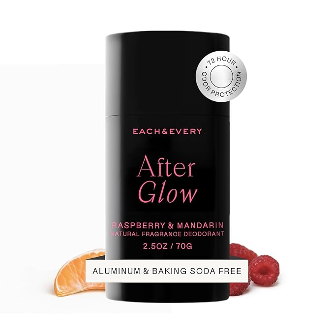 Each & Every Natural Deodorant, EWG Verified & Vegan (2.5oz)