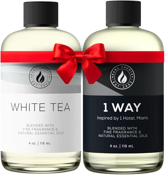 Aroma Country White Tea Luxury Diffuser Oil Refill (8.5 Fl Oz)