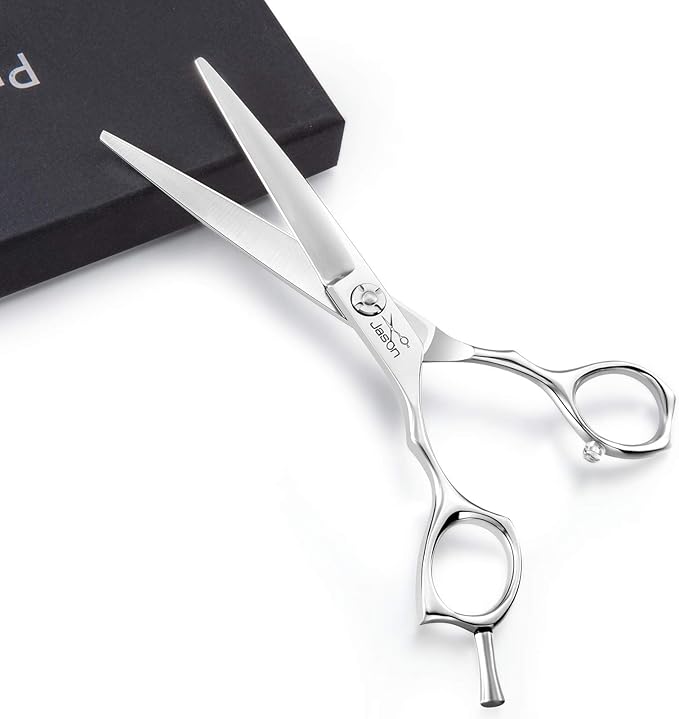 JASON Hair Cutting Scissors Shears - 6" Left Handed Barber Professional
