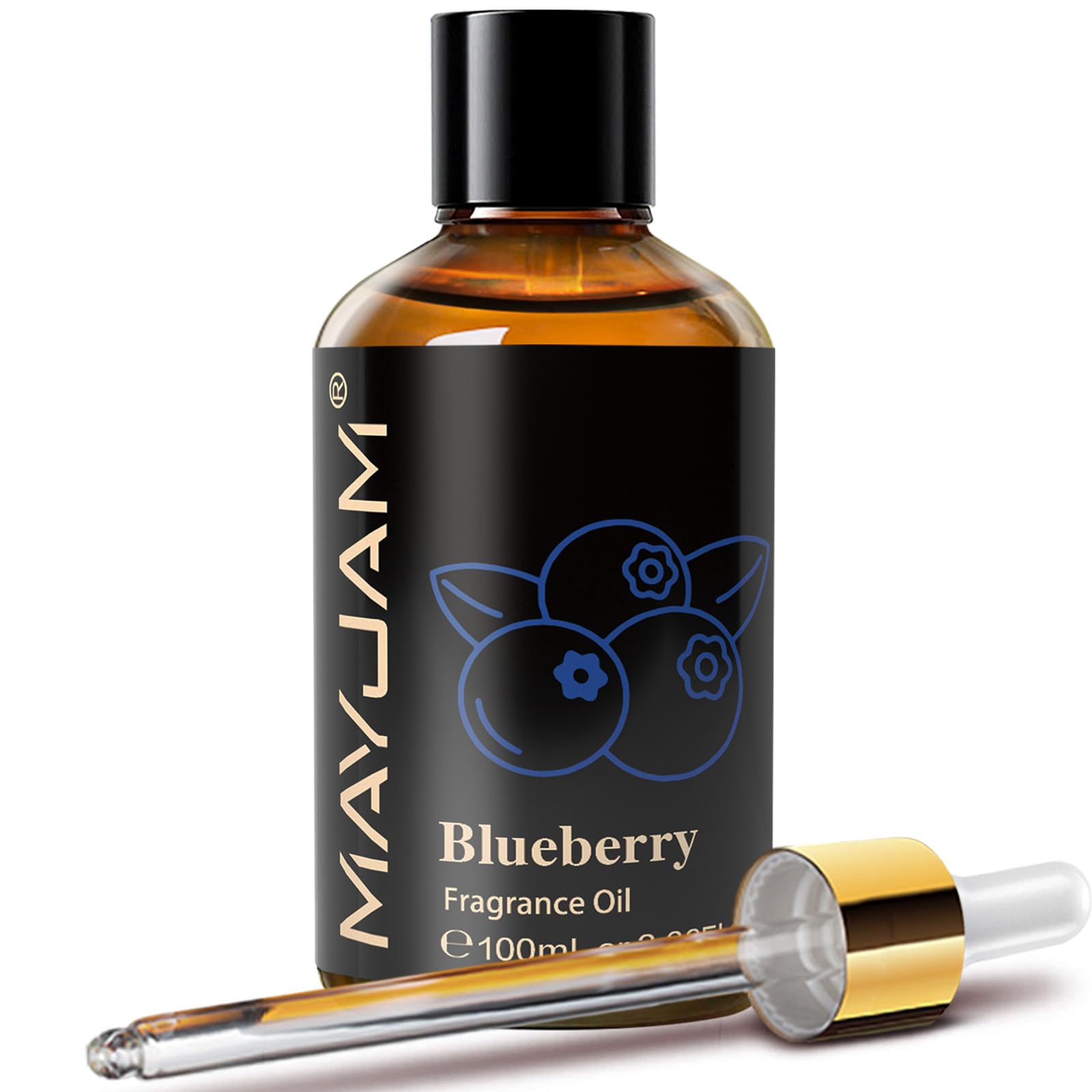 MAYJAM Blueberry Fragrance Oil for Diffusers for Home, 100ML/3.38FL.OZ
