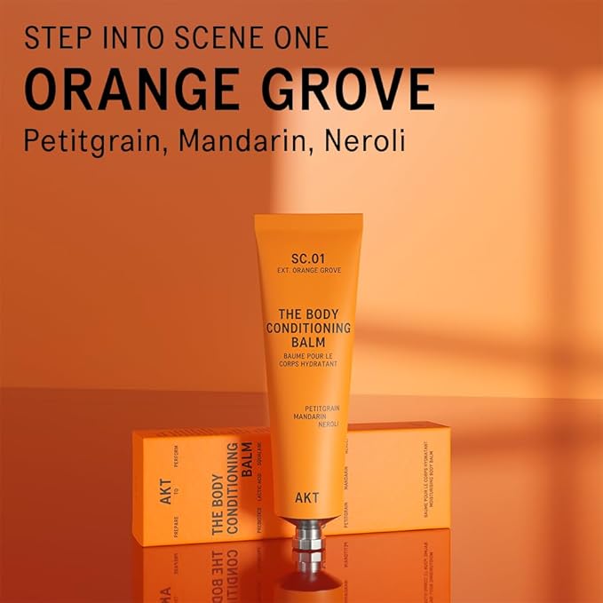 AKT Body Conditioning Balm, SC.01 Orange Grove, 3.4 Fl Oz, All Genders