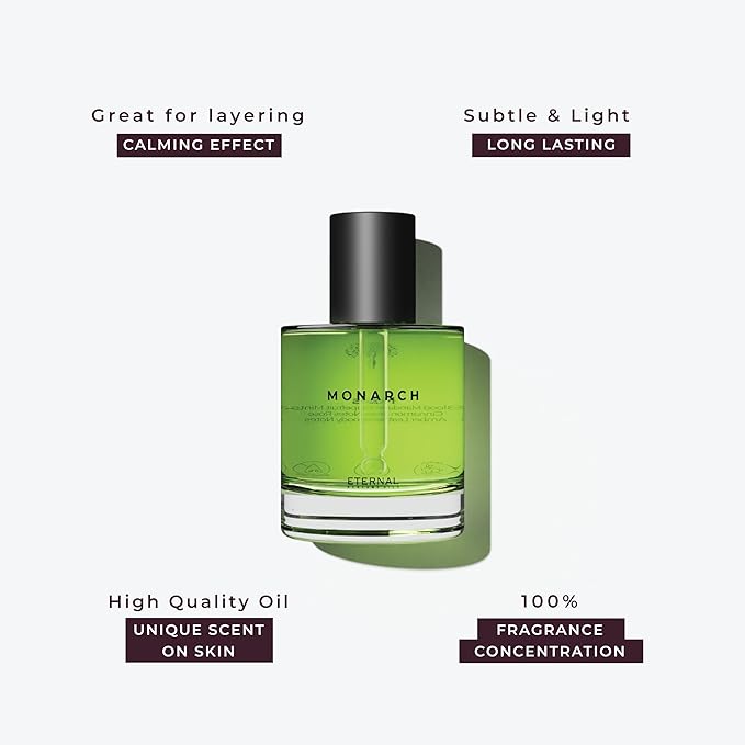 Eternal perfume oils Monarch Perfume for men Eau De Parfum Long Lasting Perfume Unisex Perfumes for Women 1.69 FL Oz with 1 FL Oz Designer Perfumes (Pack of 2)