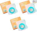 Cocofloss Expanding Woven Dental Floss by Cocolab, Waxed Tooth Floss for Daily Oral Care, Coconut Oil Infused, Vegan, For Adults and Kids, Orange Scent, 3 Pack