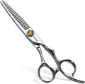 FOGOSP Thinning Shears for Hair Cutting Extremely Sharp Japan VG10 Steel Hairdressing Scissors for Barbers Salon Stylists CNC Craftsmanship Smoothing Cut Barber Scissors for Women Men (Blending Shear)