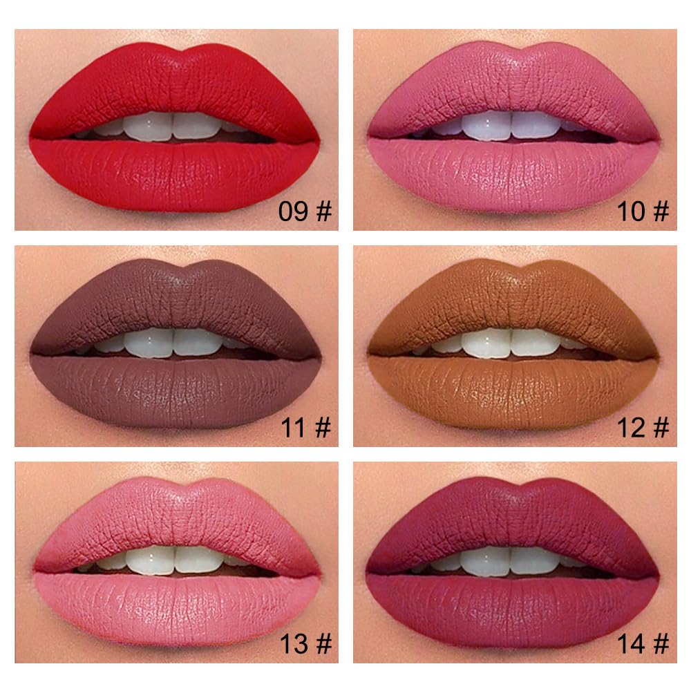 Kaely Ruby Red Longwear Liquid Lip Liner Waterproof, 24 Hour Long Lasting Lip Liner Stain Marker Pen, 2-in-1 Matte Semi Permanent Lipliner & Lipstick, Vegan & Cruelty-Free, 09