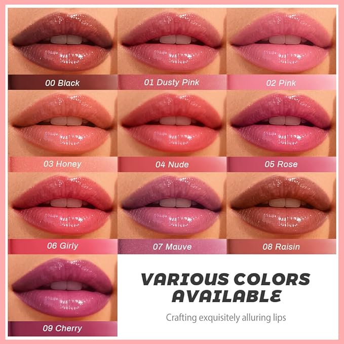 HHLTOH Nude Honey Lipstick Tinted Lip Balm - Shine Moisturizing Lipstick for Women, Natural Nourishing Hydrating Lip Color Gloss Stain for Dry Lips, Tint Sheer Lightweight Makeup, Vegan - 1Pc #04 Nude