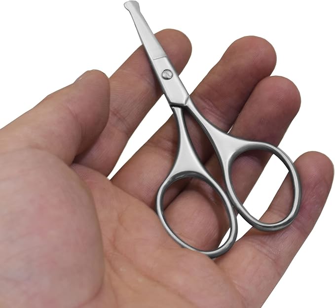 Motanar Multicolor Professional Grooming Scissors for Facial Hair Removal
