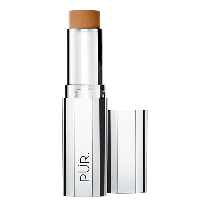 PÜR 4-in-1 Foundation Stick in Golden Tan, 0.3 Oz (Pack of 1), Face Makeup