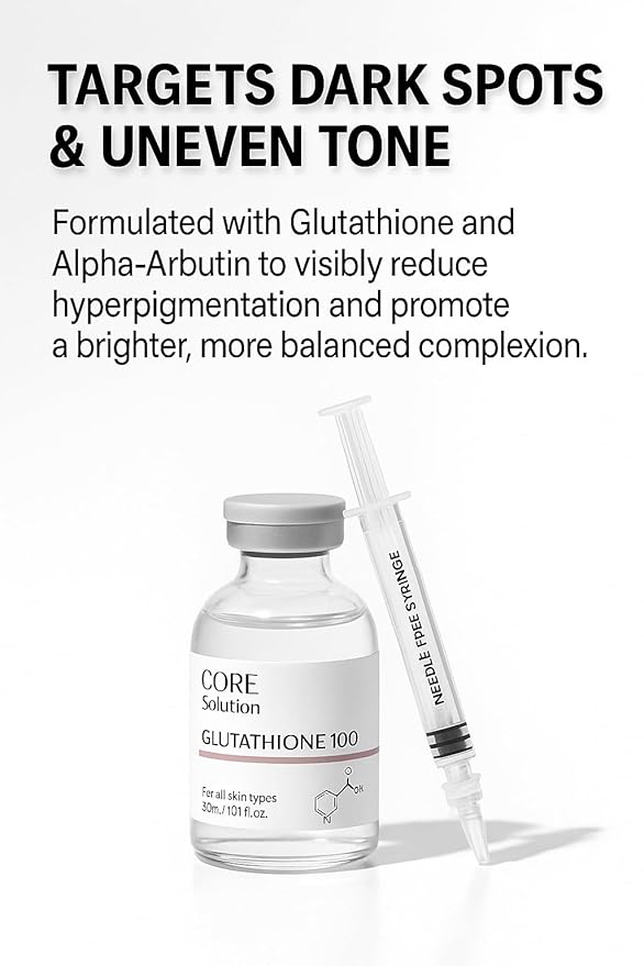FEEL MATRIGEN Glutathione 100 Ampoule - Fragrance Free Korean Skin Care Serum with Glutathione for Tone Support & Visible Clarity - Lightweight Brightening Serum, Suitable for Regular Skincare Routine