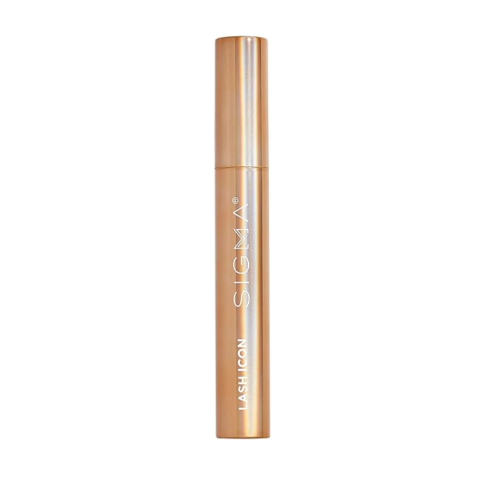 Sigma Beauty Lash Icon Lengthening & Volumizing Tubing Mascara (Black) — Smudge Resistant Mascara with Curved Wand, Lightweight Buildable Formula for Defined, Lifted Lashes and All Day Wear