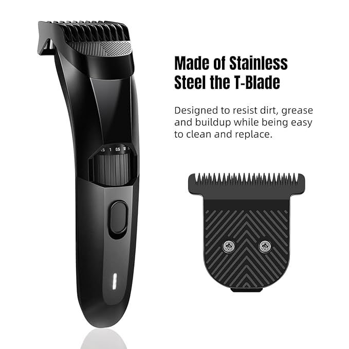 2Pack Stainless Steel T-Blade Compatible with MANSCAPED The Beard Hedger
