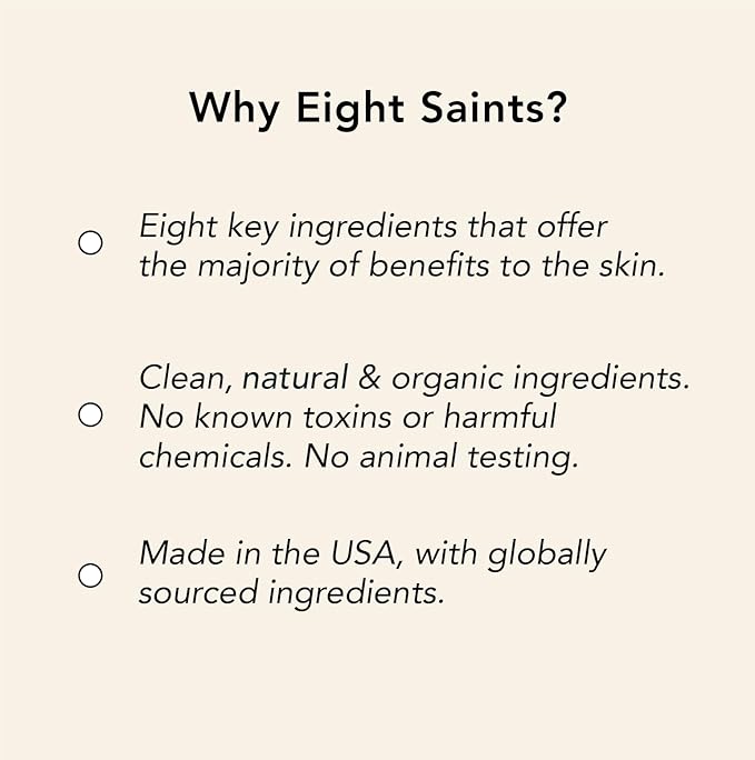 Eight Saints No Plans Clay Face Mask Skin Care Product, Pore Reducing Clay Facial Mask to Remove Blemishes, Acne, Oil, and Impurities, with MSM, Antioxidants, and Rose Flower, 2 Ounces