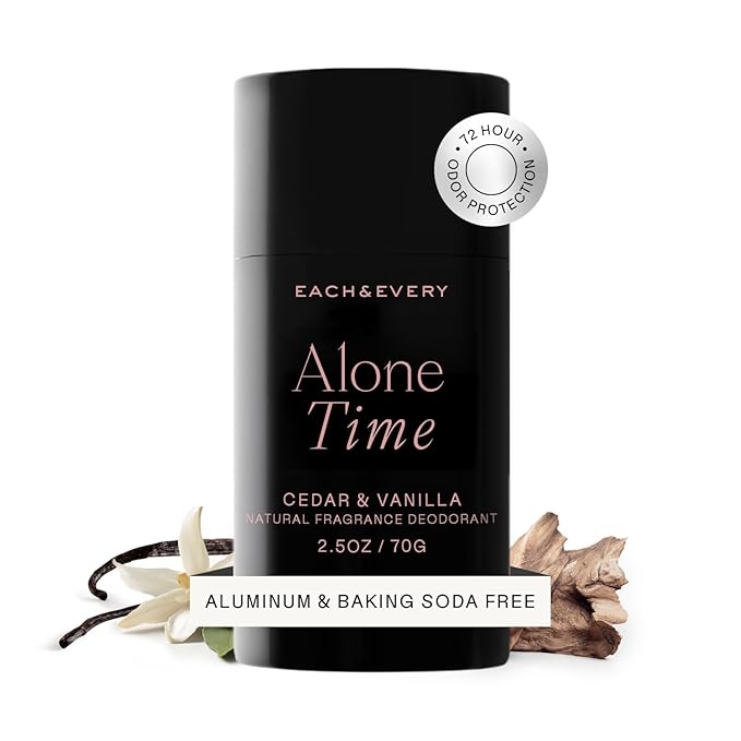 Each & Every Natural Deodorant, EWG Verified & Vegan (2.5oz)