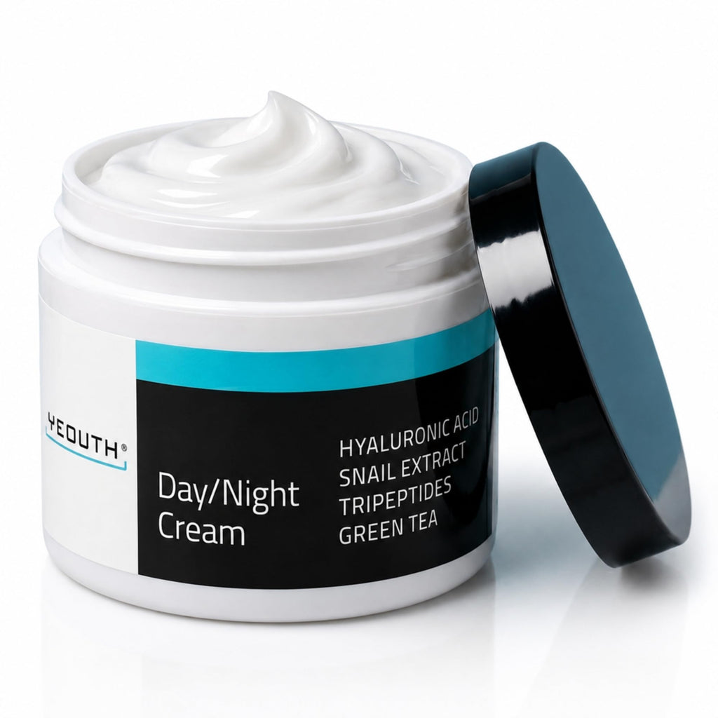 YEOUTH Day Night Face Cream with Snail Mucin for Dry Skin, 4oz