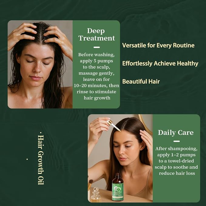 NP NATURES PHILOSOPHY Moroccan Argan Oil & Rosemary Hair Growth Oil Set, Hair Serum, Anti-Frizz, Anti-Hair Loss, Adds Shine, Quickly Absorbed & Non-Greasy, Aussie Hair Products for Men & Women