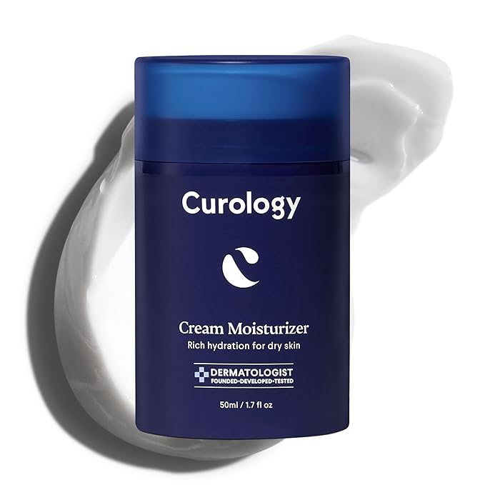 Curology Face Moisturizer for Dry Skin, Hyaluronic Acid Cream, Shea Butter