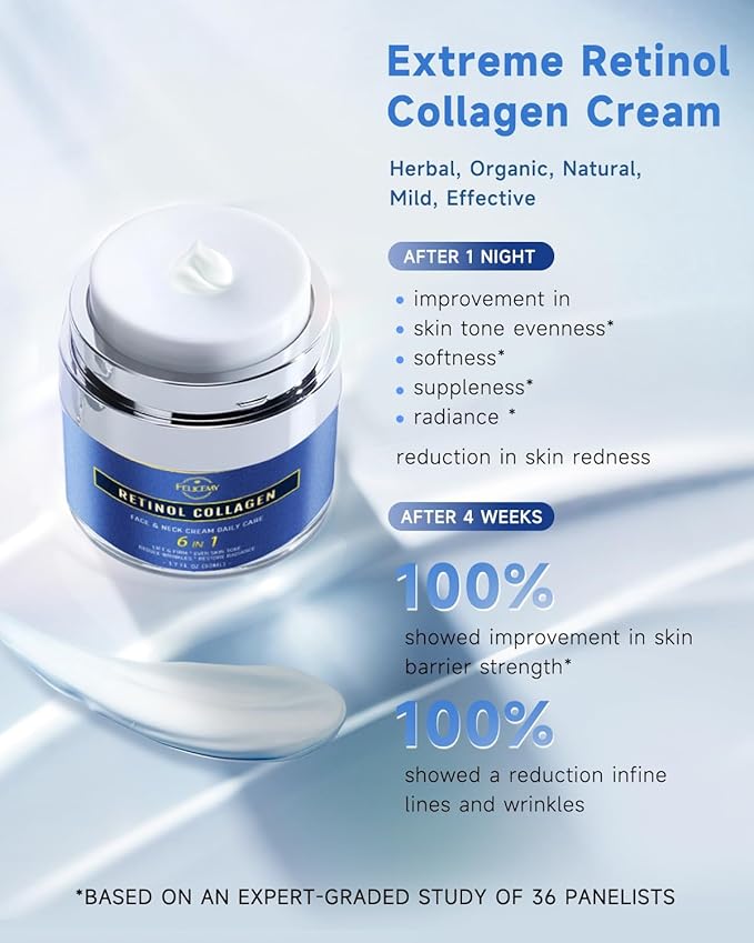 Felicemy 6-in-1 Face Cream for Men, Mens Face Moisturizer, Anti-Aging Face Cream for Men with Retinol Collagen & Hyaluronic Acid, Eye Bags & Dark Spot Remover, After Shave Lotion 2-Pack