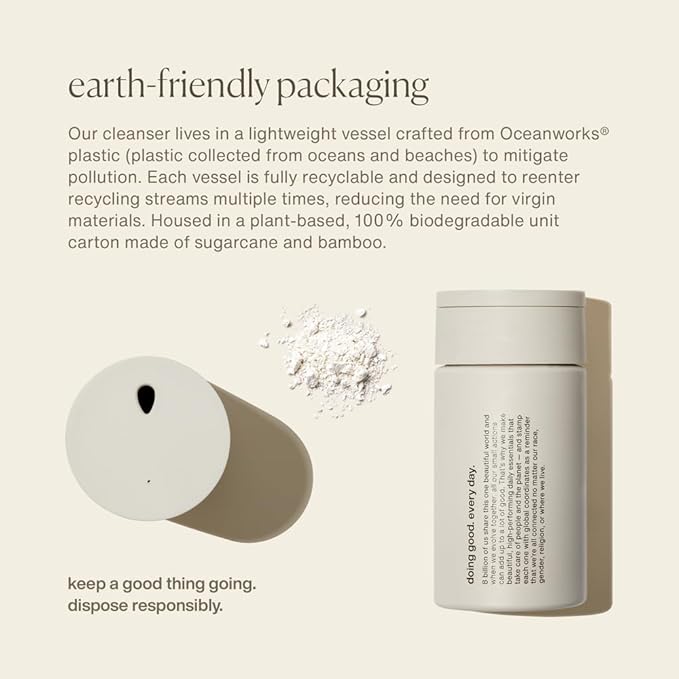 evolvetogether x Joanna Czech, Rosemary Enzyme Cleanser, Fiji, 1.41 oz