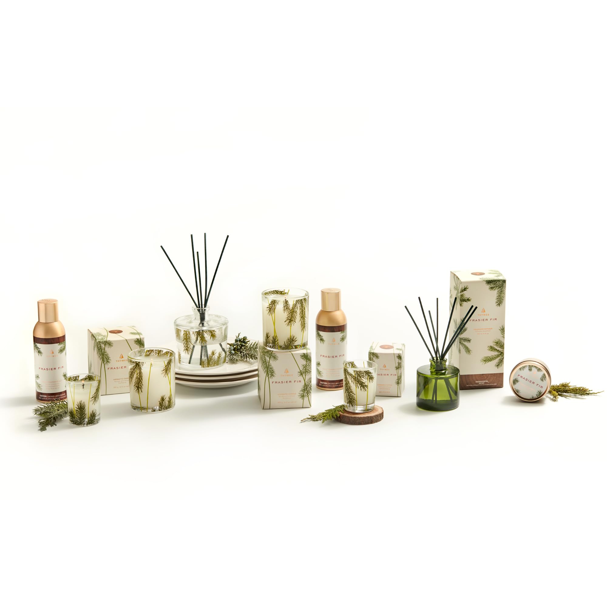 Thymes Home Fragrance Mist – Room Air Fresheners for Home Long Lasting – Air Freshener Spray – Pine Room Spray with Notes of Crisp Siberian Fir Needles, Cedarwood & Sandalwood (Frasier Fir, 3 oz)