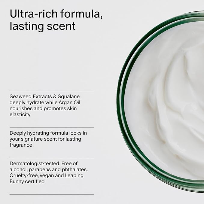 Salt & Stone Body Cream for Women & Men Bergamot & Hinoki 6.7 fl oz