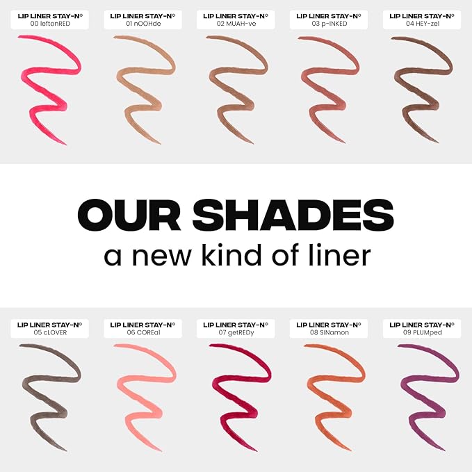 Sacheu Lip Liner STAY-N Peel Off Lip Stain, Longwear, p-INKED