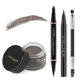LAVONE Eyebrow Pen Kit, Waterproof Brow Pencil, Pomade, Eyeliner, Ebony