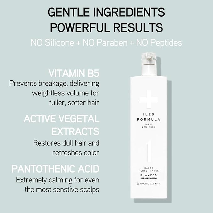 ILES FORMULA Haute Performance Shampoo, 1L, ($220 Equivalent Retail Value)