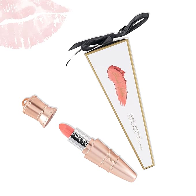 Hickey Lipstick Refill – Beach Babe (Coral), Hydrating Jojoba Oil, Vegan
