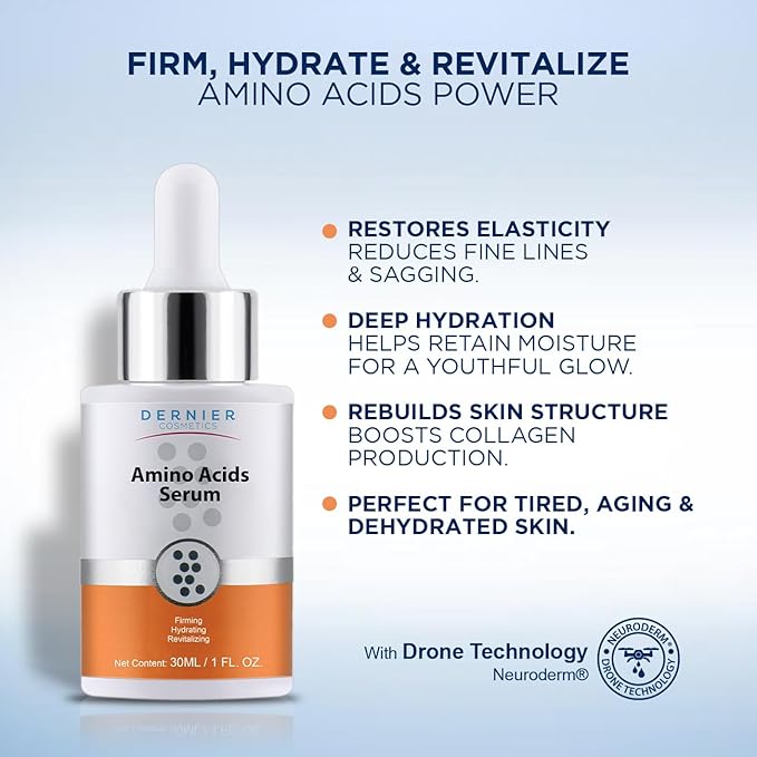 Dernier Amino Acid Face Serum, Provitamin B5, Hydration & Barrier Support