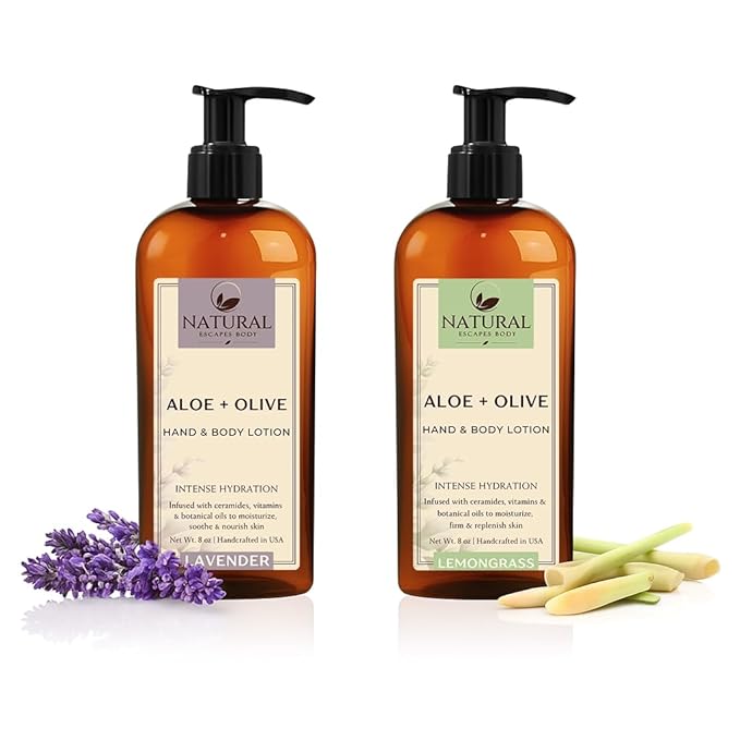 Natural Escapes Lavender & Lemongrass Body Lotion 2-Pack