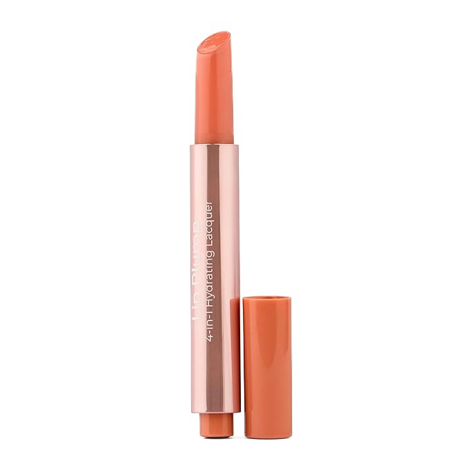 MCoBeauty Lip Plump 4-in-1 Hydrating Lacquer - Luella, Caramel Nude