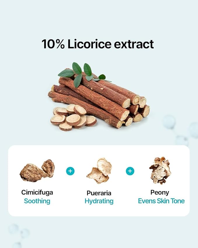 ACWELL Licorice pH 5.5 Balancing Cleansing Toner - Alcohol-Free Korean Face Toner, Hydrating Clarifying Formula for Dull and Combination Skin, 5.07 fl oz