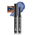 Hyesamyo Blue Eyeshadow Stick - Long Lasting Waterproof Matte & Shimmer Cream Eyeshadow Pencil - Easy Blend Soft Glide Makeup Kit for Women - Travel-Friendly Eye Shadow for Beginners & Pros (18#)