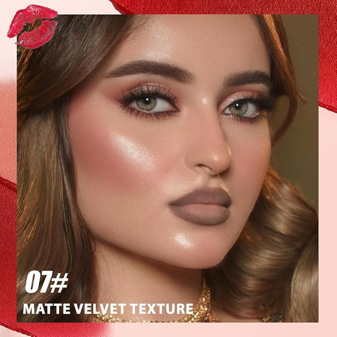 BINGBRUSH 2-in-1 Matte Lip Liner and Lipstick, Long Lasting Lip Pencil