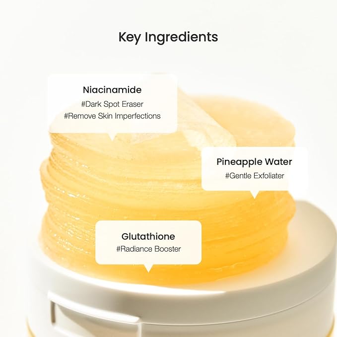 Biodance Vita Niacinamide Gel Toner Pads, Dark Spot Corrector, Evening Skin Tone, Gentle Exfoliating Toner Pads with Vitamin C, Pre-Soaked Pads, Korean Skin Careㅣ60 Pads