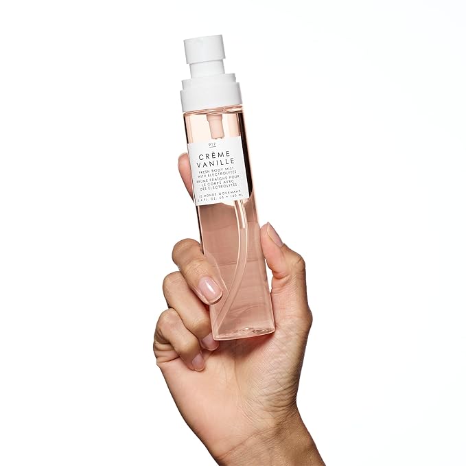 Le Monde Gourmand Crème Vanille Fresh Mist for Women, Hydrating Body Spray with Electrolytes, Vanilla Brown Sugar Amber Scent, Vegan & Cruelty Free, 3.4 fl oz (100 ml)