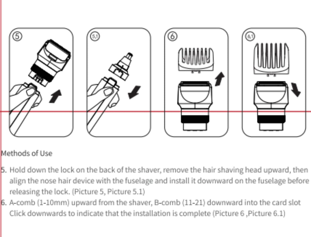 kensen Beard Trimmer for Men - 42 Adjustable Length Settings Hair Clippers, Professional Mustache Trimmer for Men Precision Facial Hair Trimming Nose Trimmers IPX6 Grade LED Display Body Hair Trimmers