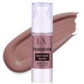 LXSKN Anti-Dark Spot Liquid Foundation - Collagen Serum Foundation Infused with 2% Niacinamide, High Coverage For A Smooth & Satin Finish, 410 Deep