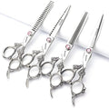 5.5/6 /7 Inch Knight Professional Japanese Hair Scissors Barber Scissors Set (7 inch 4pc)