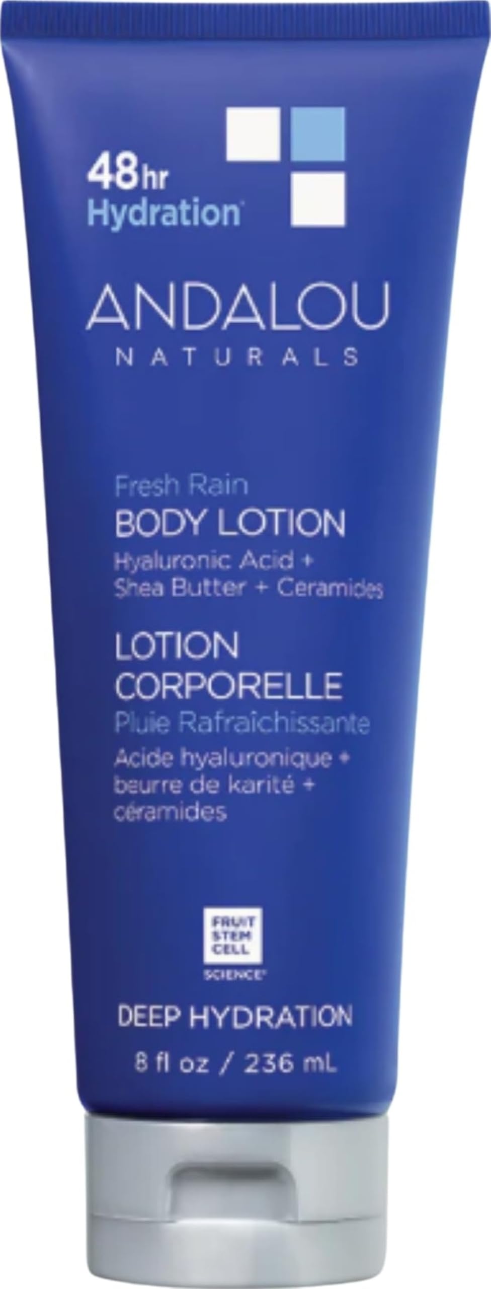 Andalou Naturals Body Lotion, Clarifying Grapefruit Skin Care, Lightweight, Gentle Exfoliating & Moisturizing Lotion with Salicylic Acid & Tea Tree for Skin Prone to Back Acne & Blemishes