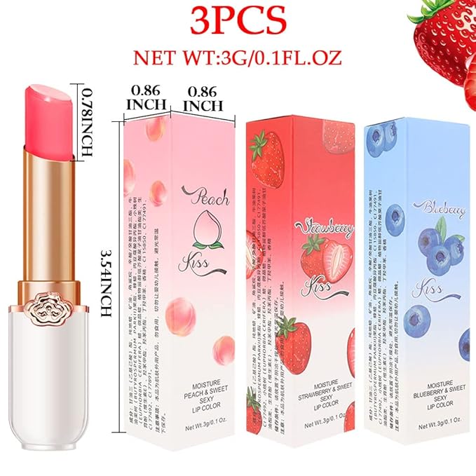 PH Color Changing Lipstick, Magic Lipstick, Moisturizing Pink Lip stick