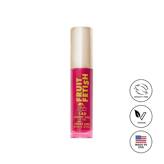 Milani Fruit Fetish Lip Oil, Tinted Hydrating Lip Gloss - Cherry Lime