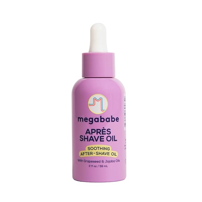 Megababe Après Shave Oil, Soothing After-Shave Oil, 5 Ingredients, 2 fl oz