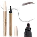 UCANBEMAKEUP Microblading Brow-Fection Brow Eyebrow Pencil – Angled Brush Tip, Wild Natural Hair-Like Strokes, Patented Design, Long-Lasting & Smudge-Proof, for Beginners & Pros(03 Soft Black）