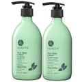 Luseta Clarifying Shampoo and Conditioner Set for Dry Scalp - Tea Tree Mint with Peppermint & Lavender Oil, Helps Refresh Scalp & Reduce Visible Flakes, Sulfate-Free, 2 x 16.9 oz