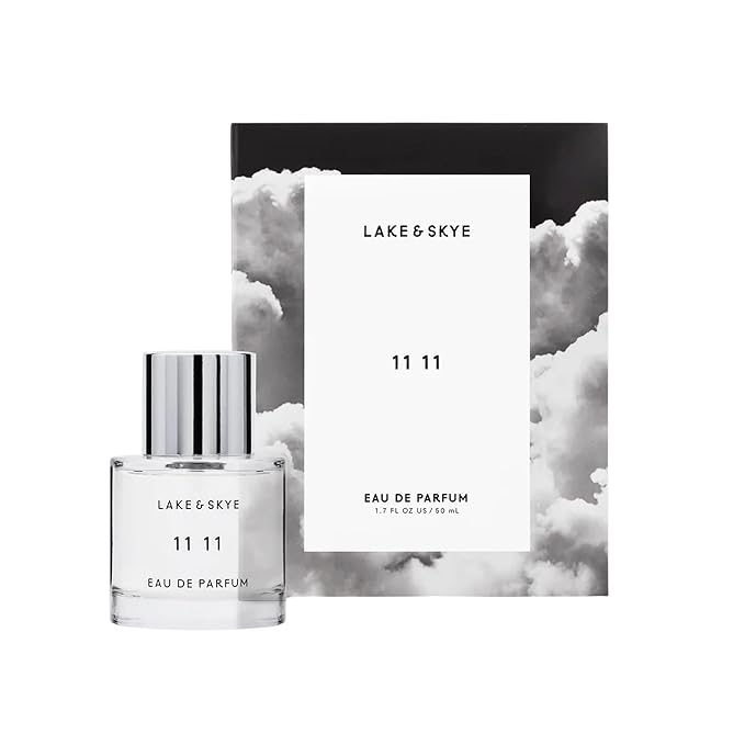 Lake & Skye 11 11 Eau de Parfum Spray - Clean Skin Musk, Amber, Vegan, Cruelty-Free - 1.7 fl oz (50mL)